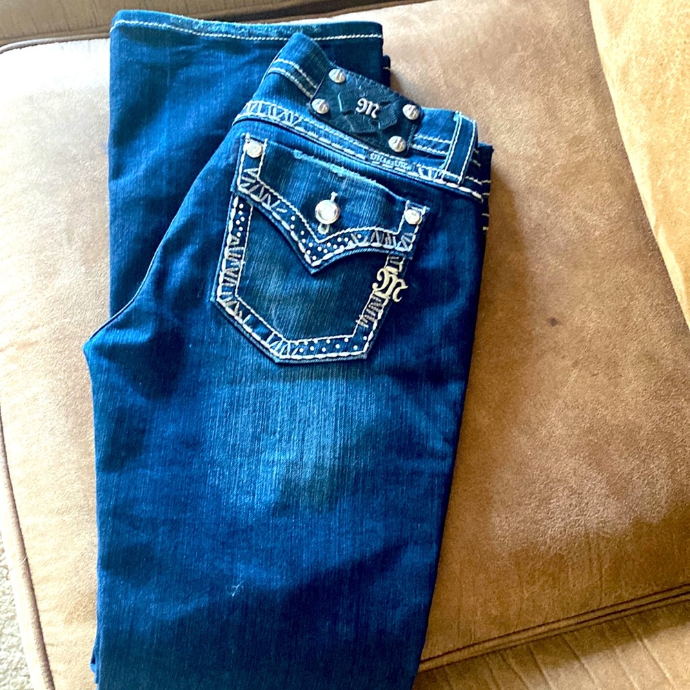 Miss me 👄 bling 🤑 easy boot cut jeans
